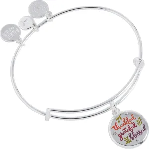 Alex and Ani Thankful Mantra Charm Bangle