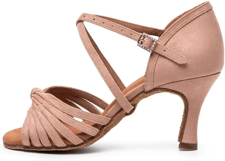 AOQUNFS Women's Latin Dance Shoes Professional Ballroom Salsa Practice Performance Dancing Shoes