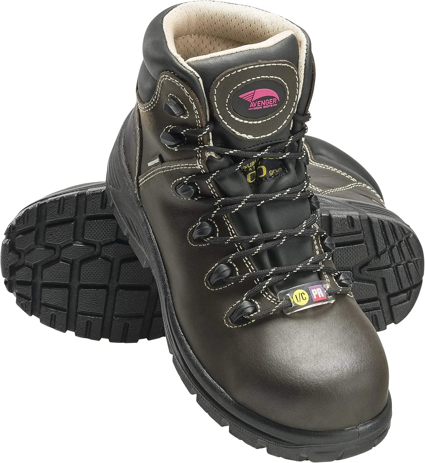 Avenger Work Boots Women's A7130 Framer 6" Leather Composite Toe Insulated Work Boot Industrial-and-Construction