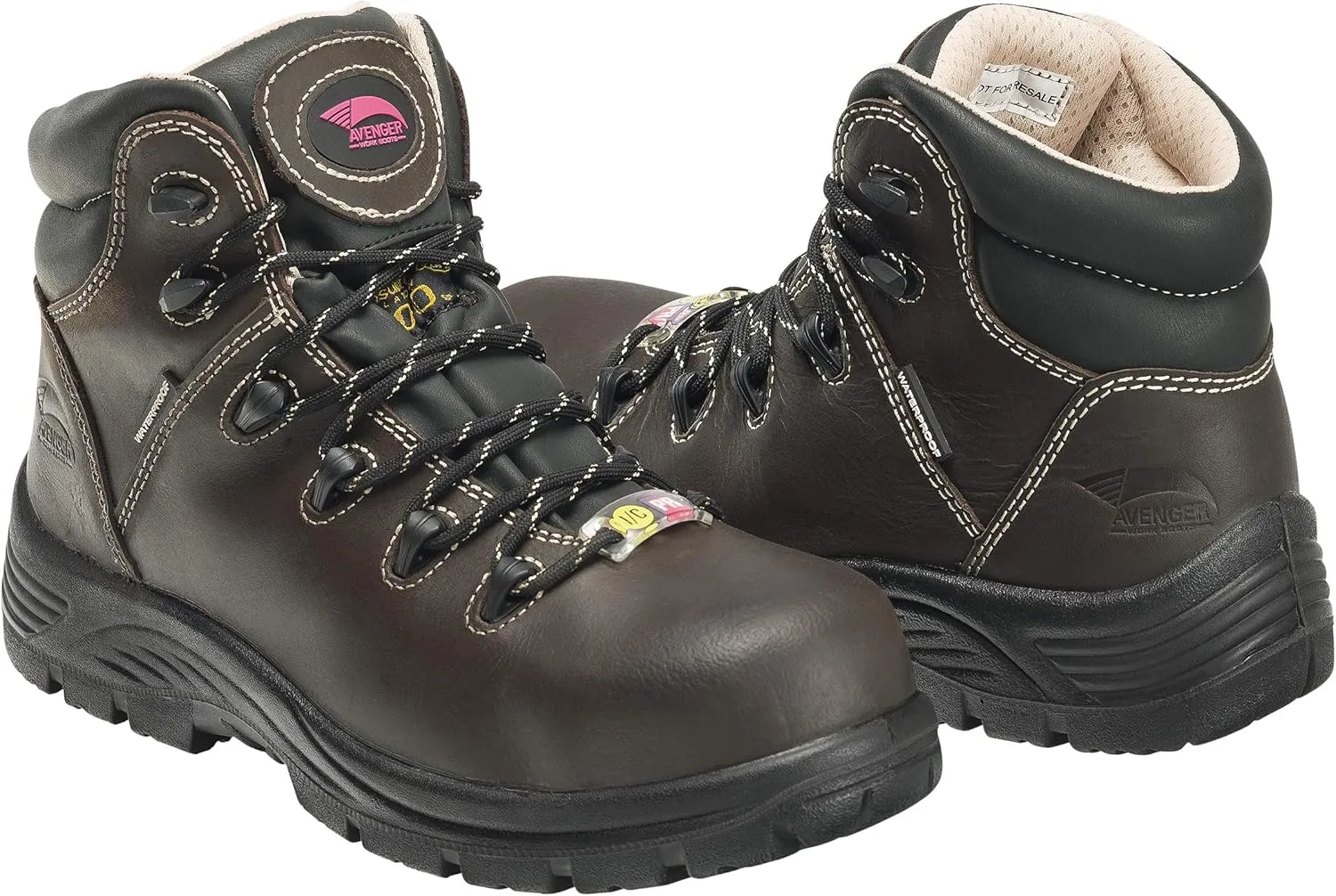 Avenger Work Boots Women's A7130 Framer 6" Leather Composite Toe Insulated Work Boot Industrial-and-Construction