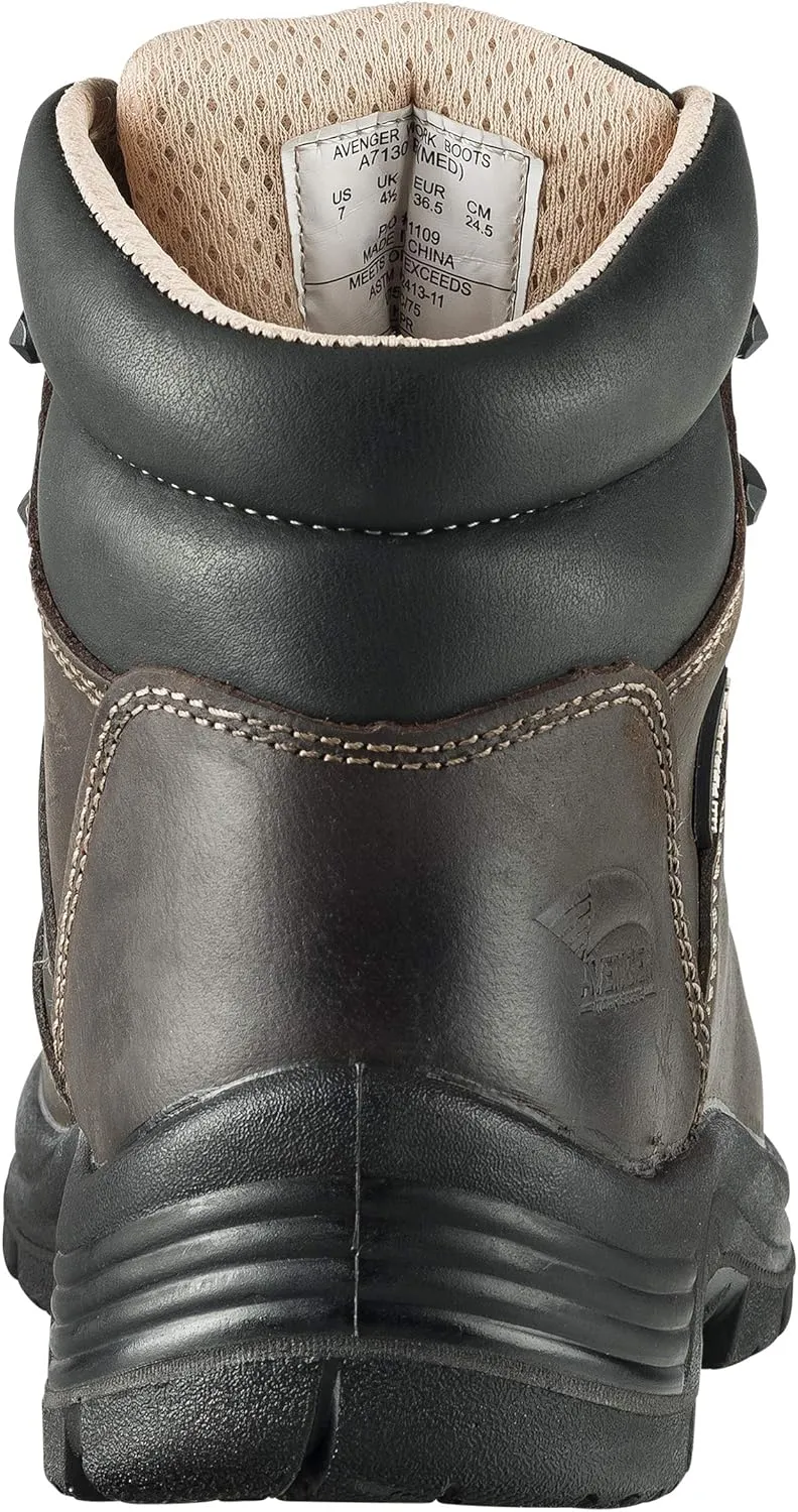 Avenger Work Boots Women's A7130 Framer 6" Leather Composite Toe Insulated Work Boot Industrial-and-Construction