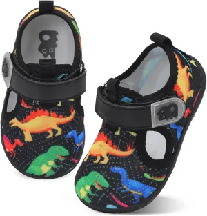 Besroad Toddler Water Shoes Boys Girls Swim Aqua Shoes Breathable Quick Dry Barefoot Sandals for Beach Swimming Pool