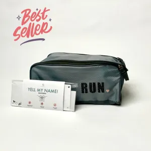 Bestseller Bundle: Shoe Bag and Yell My Name Bib Kit