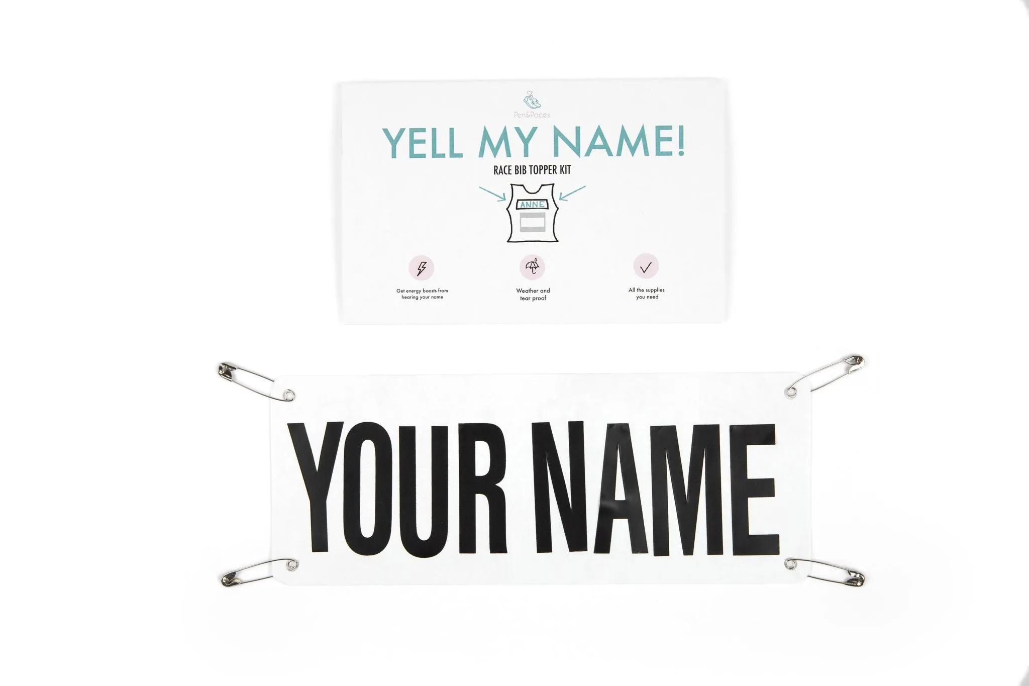 Bestseller Bundle: Shoe Bag and Yell My Name Bib Kit