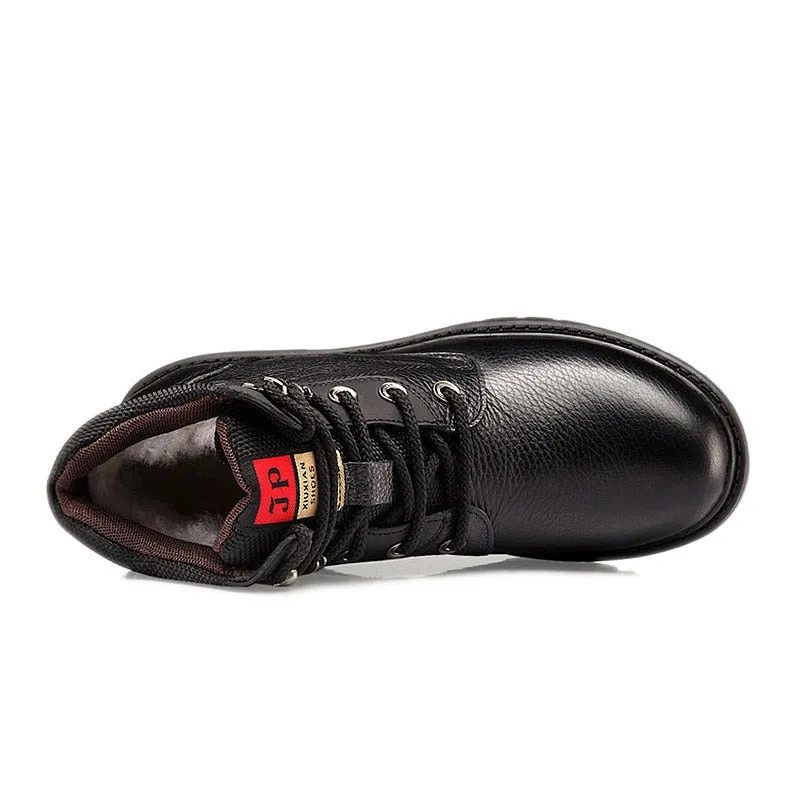 BRJING Men's Fashion Genuine Leather Premium Top Quality Boot Shoes