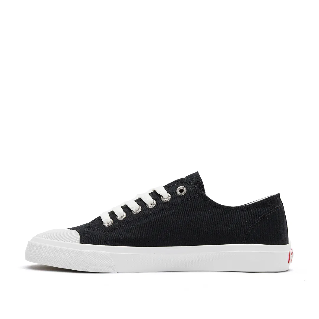 Classic Black over White 746 Ladies low top, canvas sneakers for women