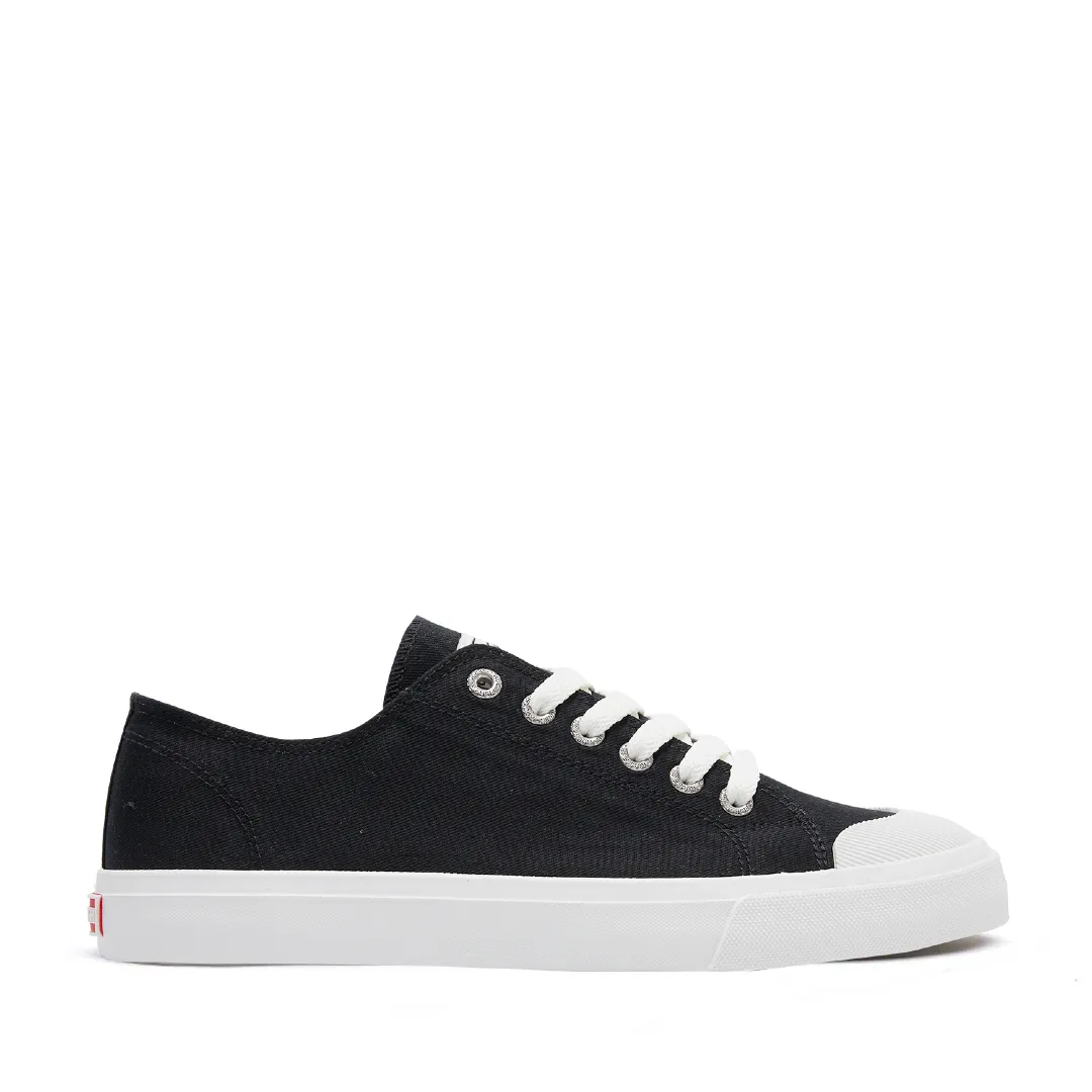 Classic Black over White 746 Ladies low top, canvas sneakers for women