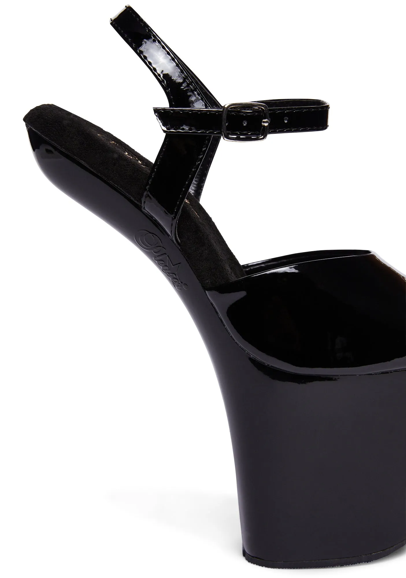Craze Craze-808 Heelless Sandals - Black