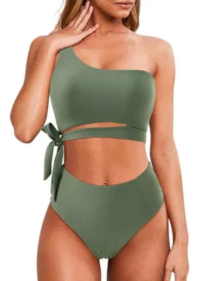Cute Bow Two Piece Bikini Set  Stylish and Flattering Swimwear
