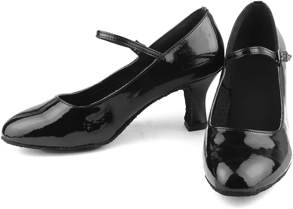 DKZSYIM Women's Latin Dance Shoes Ballroom Performance Shoes Model MD225 