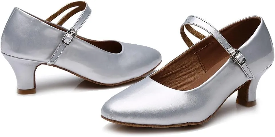 DKZSYIM Women's Latin Dance Shoes Ballroom Performance Shoes Model MD225 