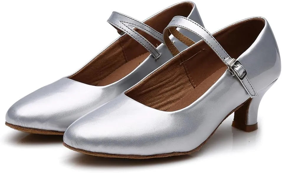 DKZSYIM Women's Latin Dance Shoes Ballroom Performance Shoes Model MD225 