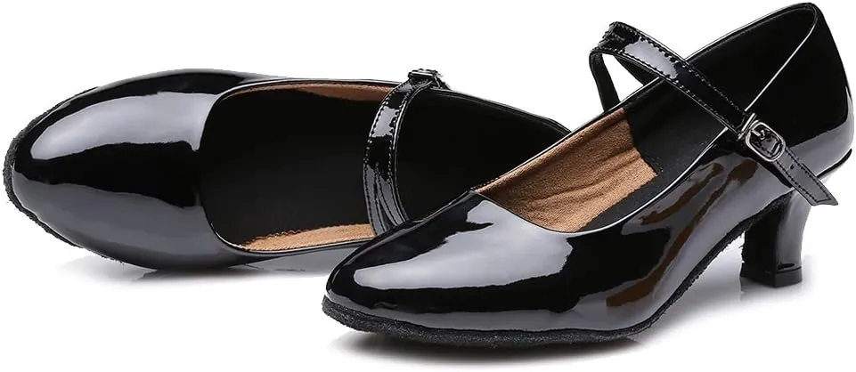 DKZSYIM Women's Latin Dance Shoes Ballroom Performance Shoes Model MD225 