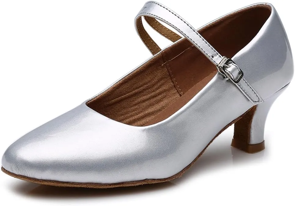 DKZSYIM Women's Latin Dance Shoes Ballroom Performance Shoes Model MD225 