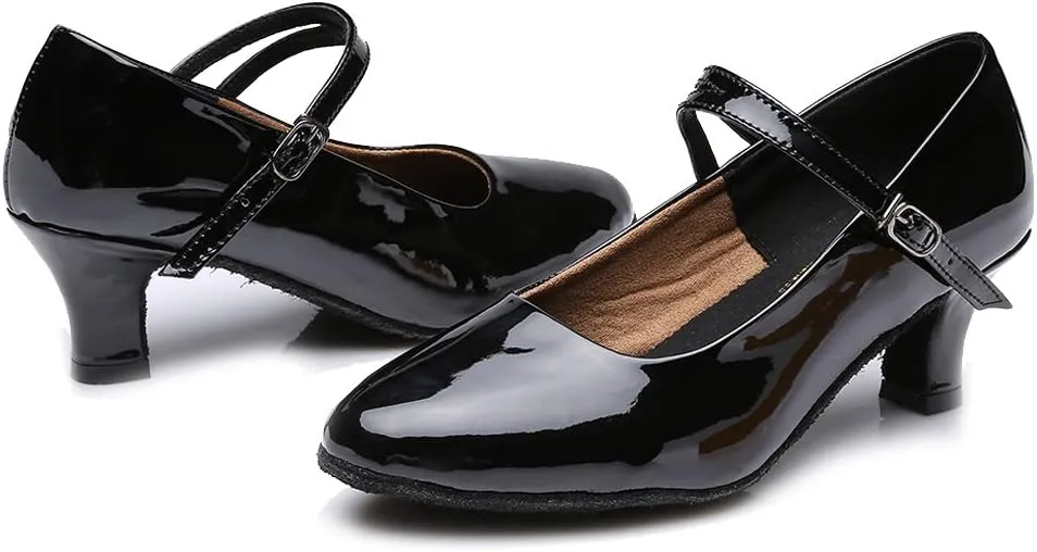 DKZSYIM Women's Latin Dance Shoes Ballroom Performance Shoes Model MD225 