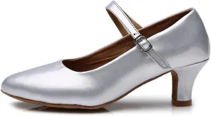 DKZSYIM Women's Latin Dance Shoes Ballroom Performance Shoes Model MD225 
