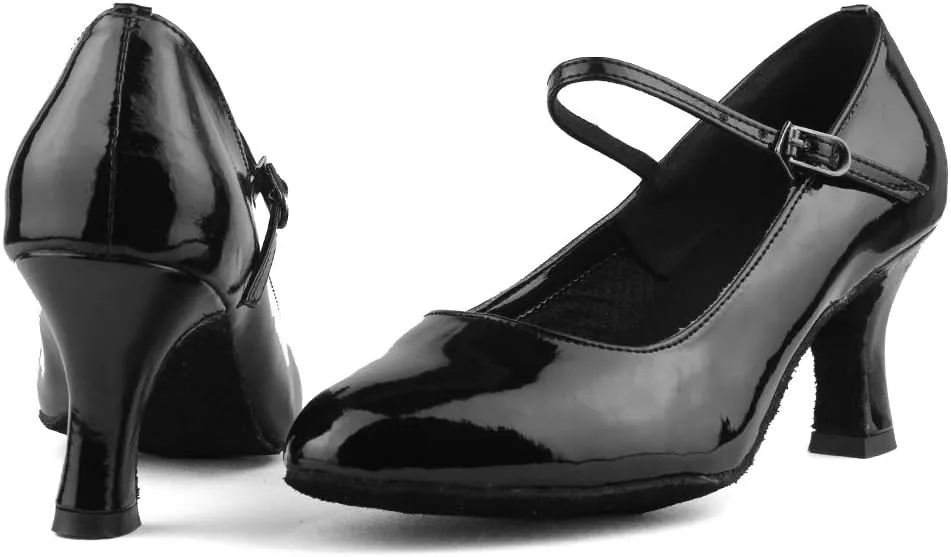 DKZSYIM Women's Latin Dance Shoes Ballroom Performance Shoes Model MD225 
