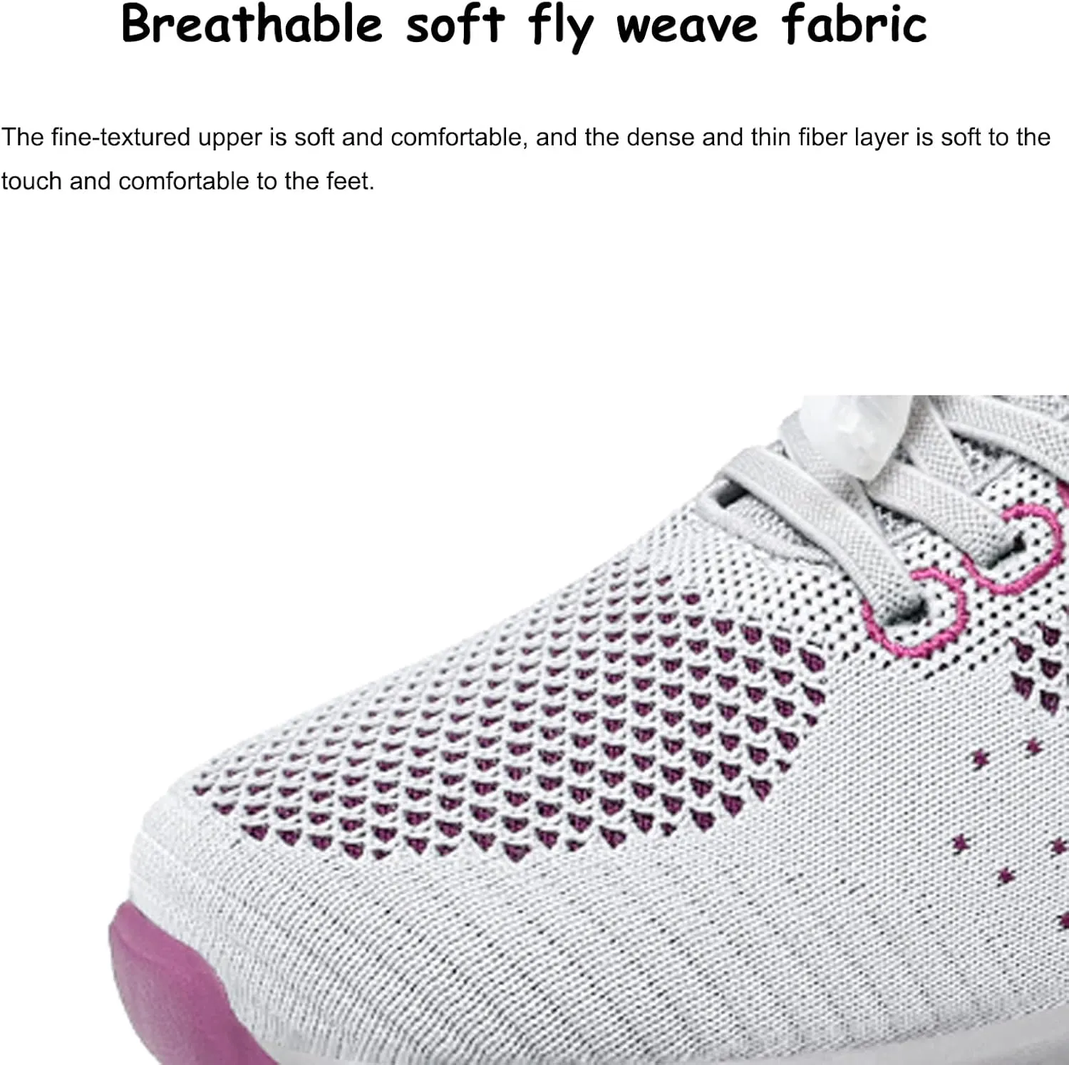 EFTCAL Women's Mesh Breathable Running Shoes,Cushioning Lightweight Non-Slip Fashion Sneakers Workout Jogging Tennis Outdoor Travel Casual Shoes