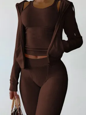 Fleece 3-Piece Jogger Set