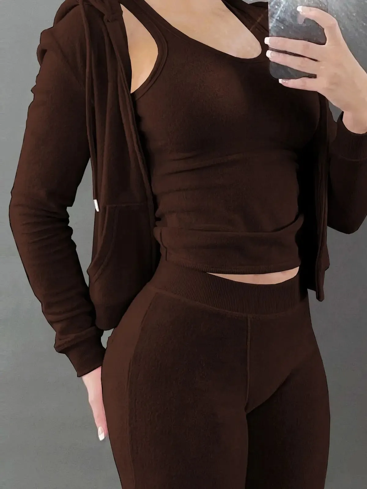Fleece 3-Piece Jogger Set
