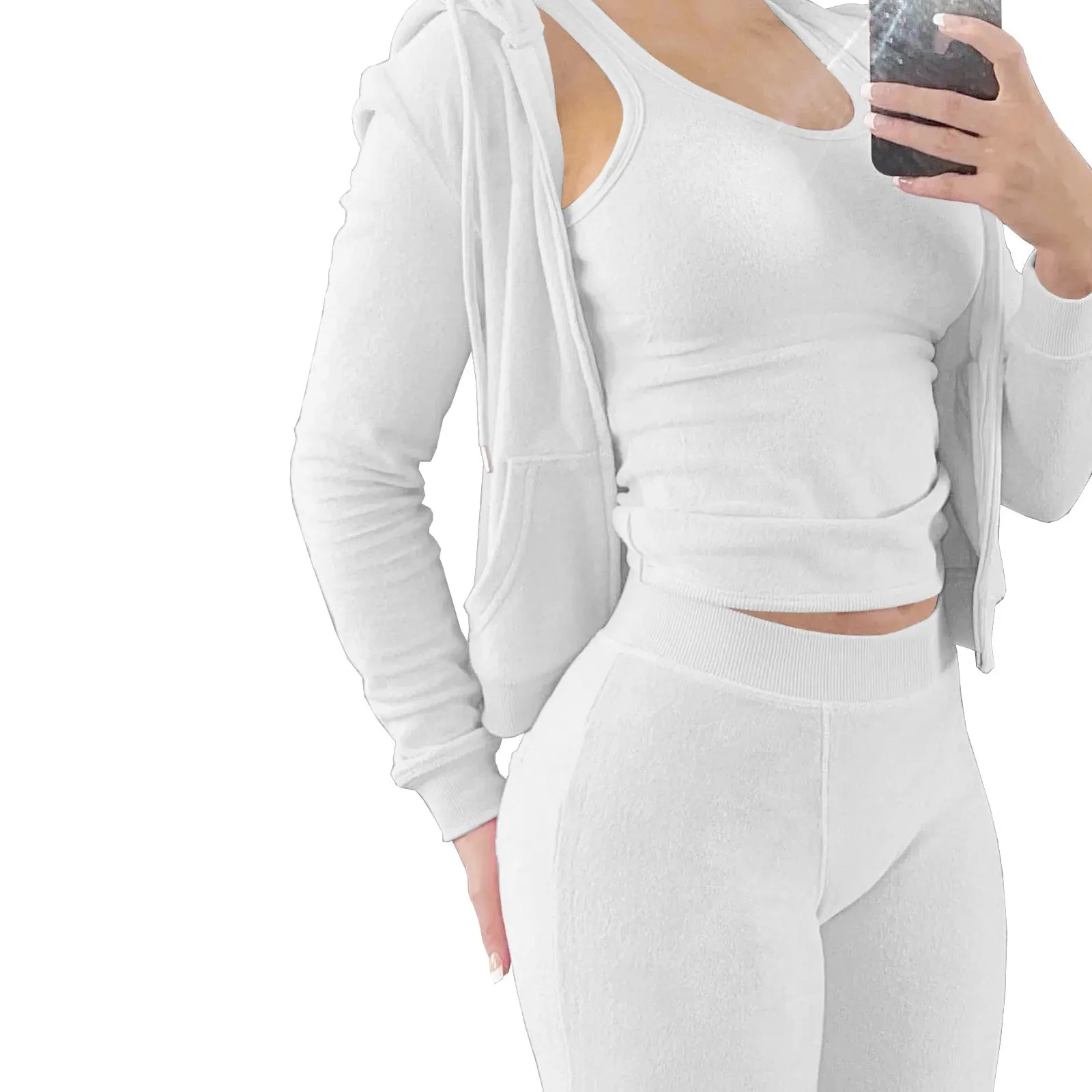 Fleece 3-Piece Jogger Set