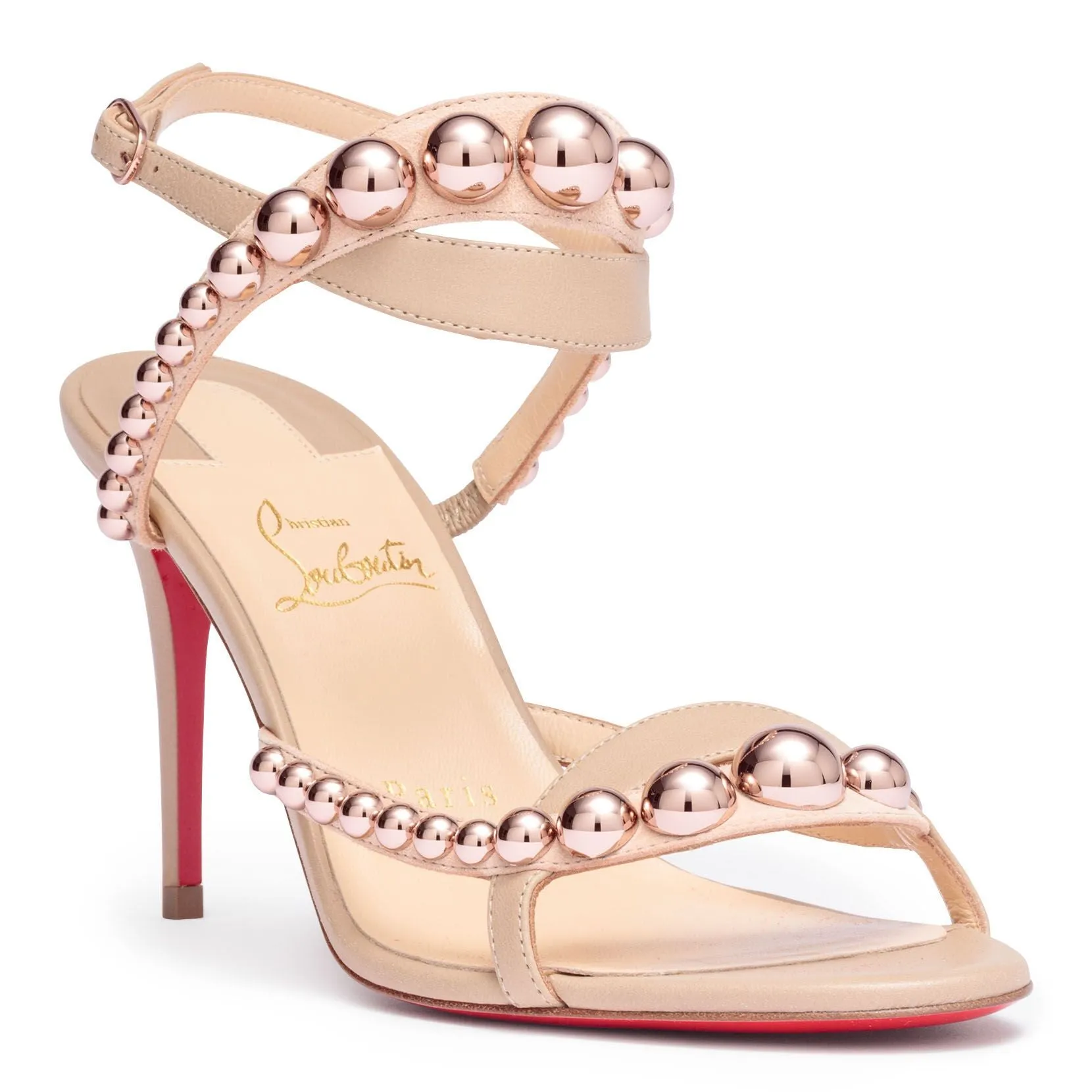 Galeria 85 nappa beige sandals