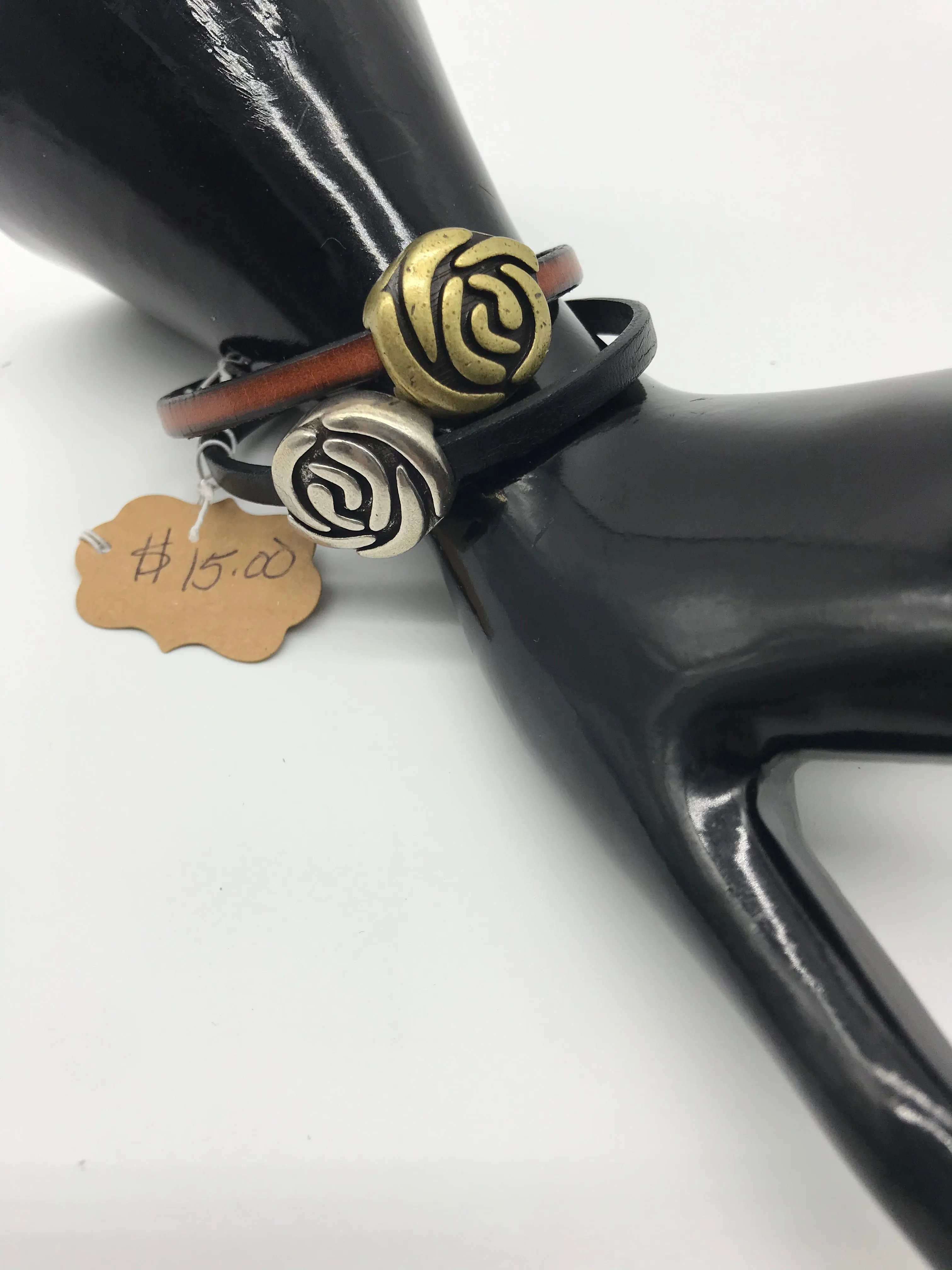 Handmade leather bracelet