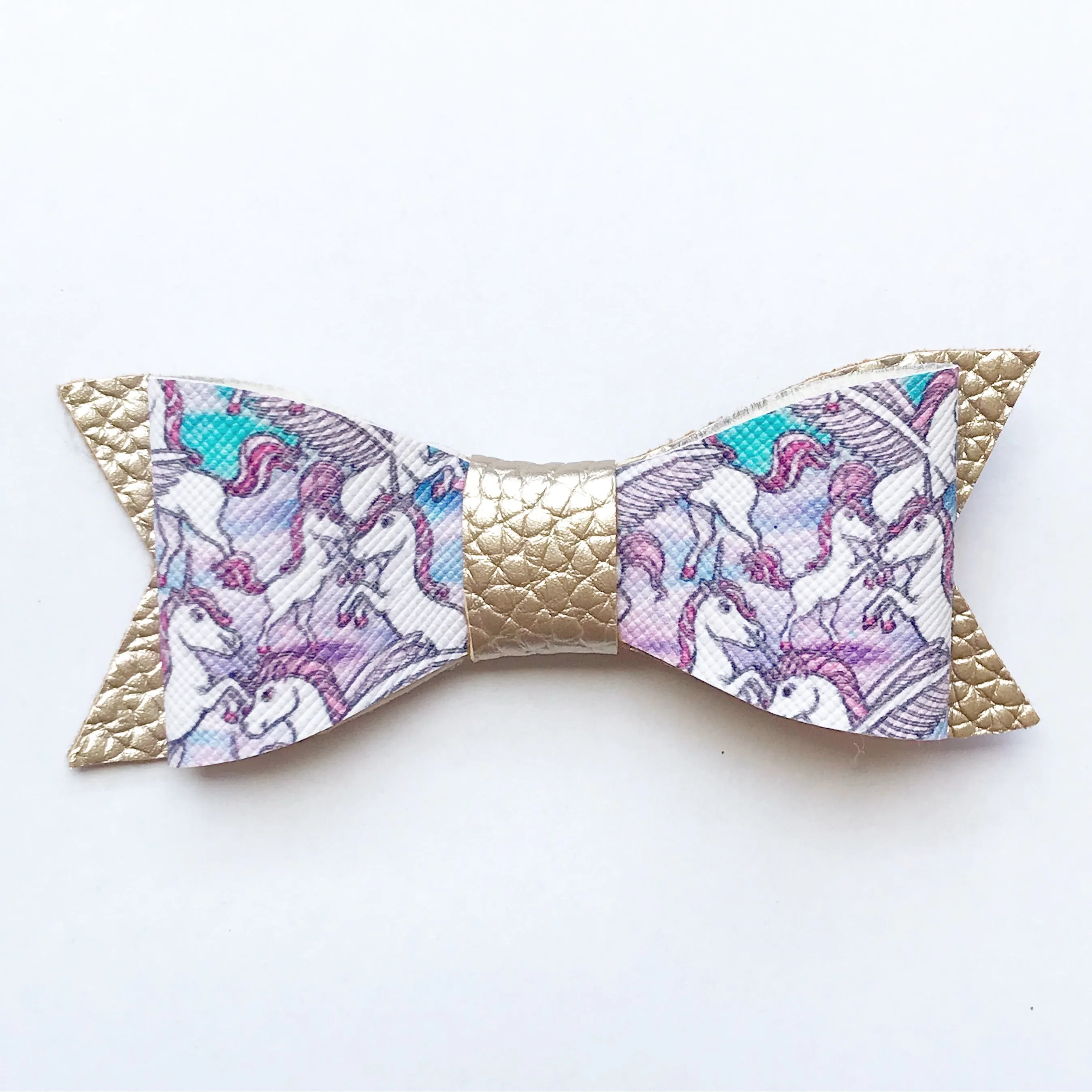 Handmade unicorn clips
