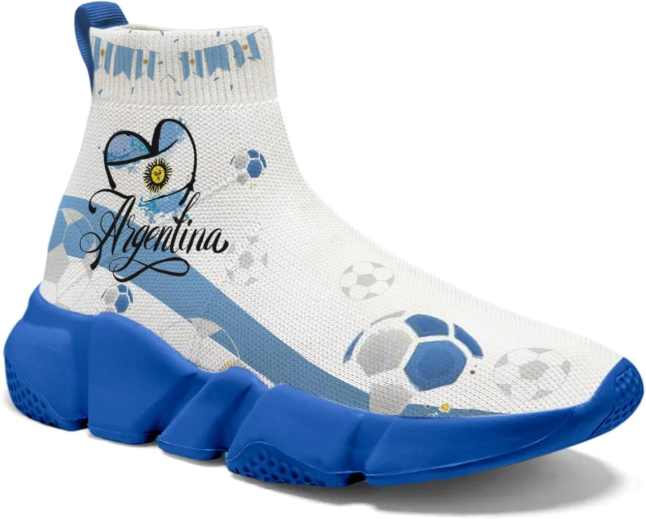 Hetios World Cup Painted Shoes Men's Sneakers Commemorative Running Shoes