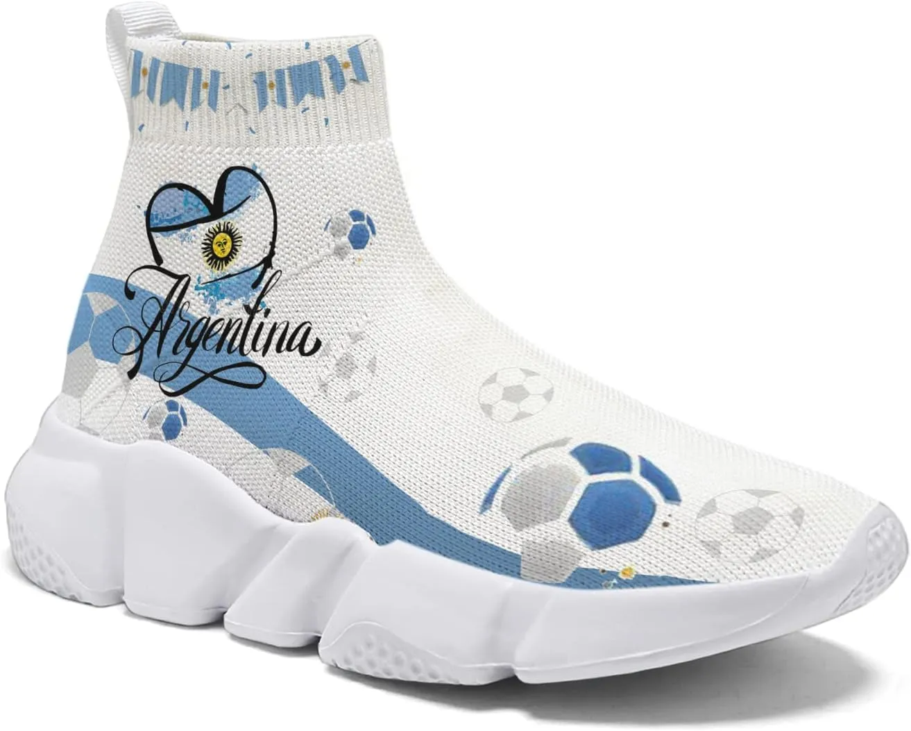 Hetios World Cup Painted Shoes Men's Sneakers Commemorative Running Shoes