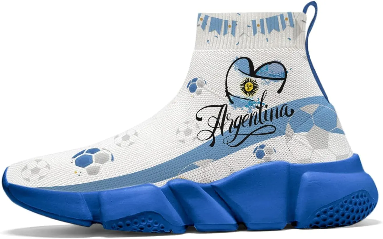 Hetios World Cup Painted Shoes Men's Sneakers Commemorative Running Shoes