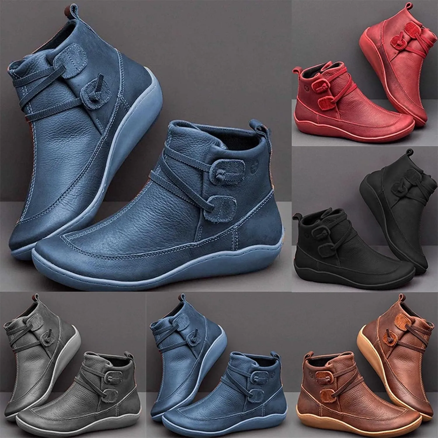 Hiking Boots Women Ankle Womens Wide Width Booties Black Womens Cowboy Boots Walking Shoes Women Lightweight Breathable Side Zipper Pointd Toe Suede