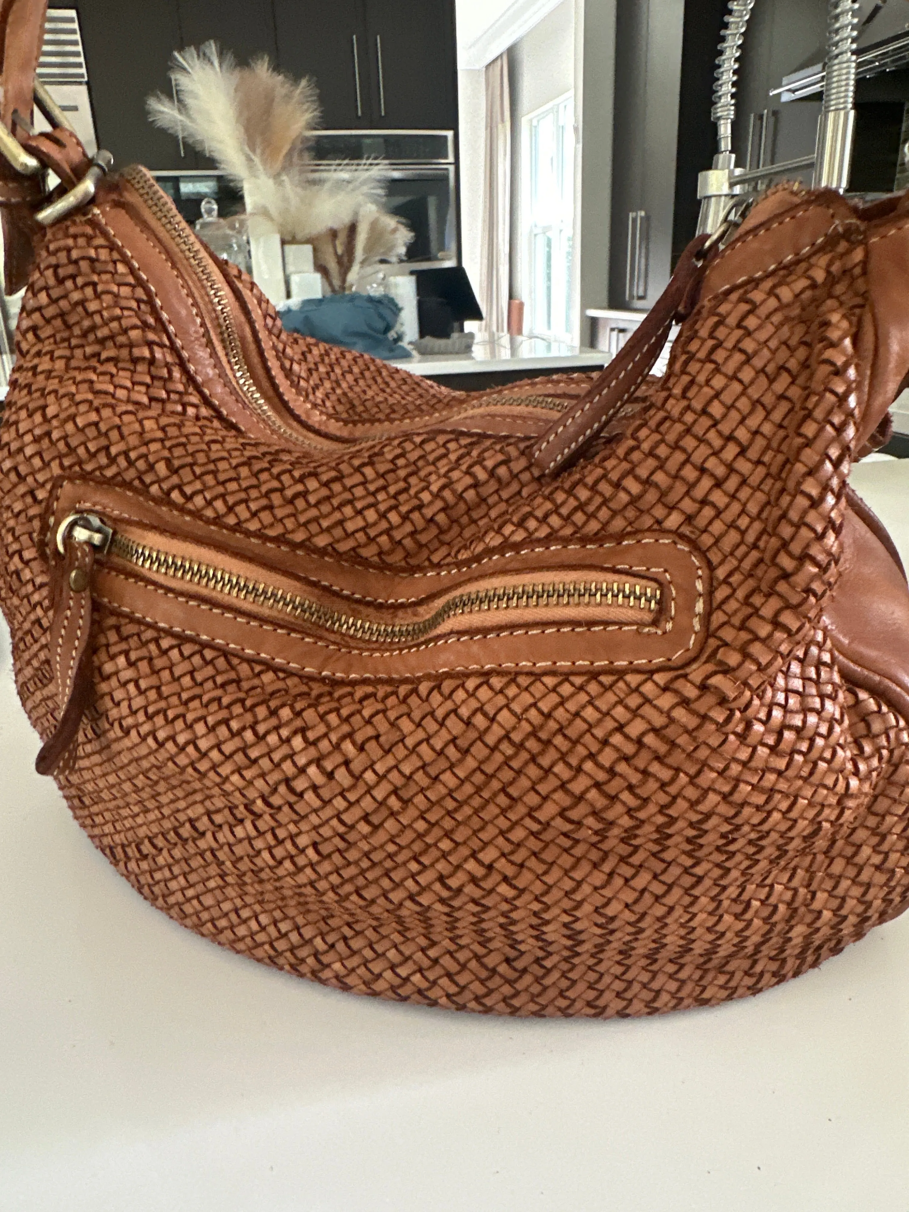 Italian Woven Lucca Bag