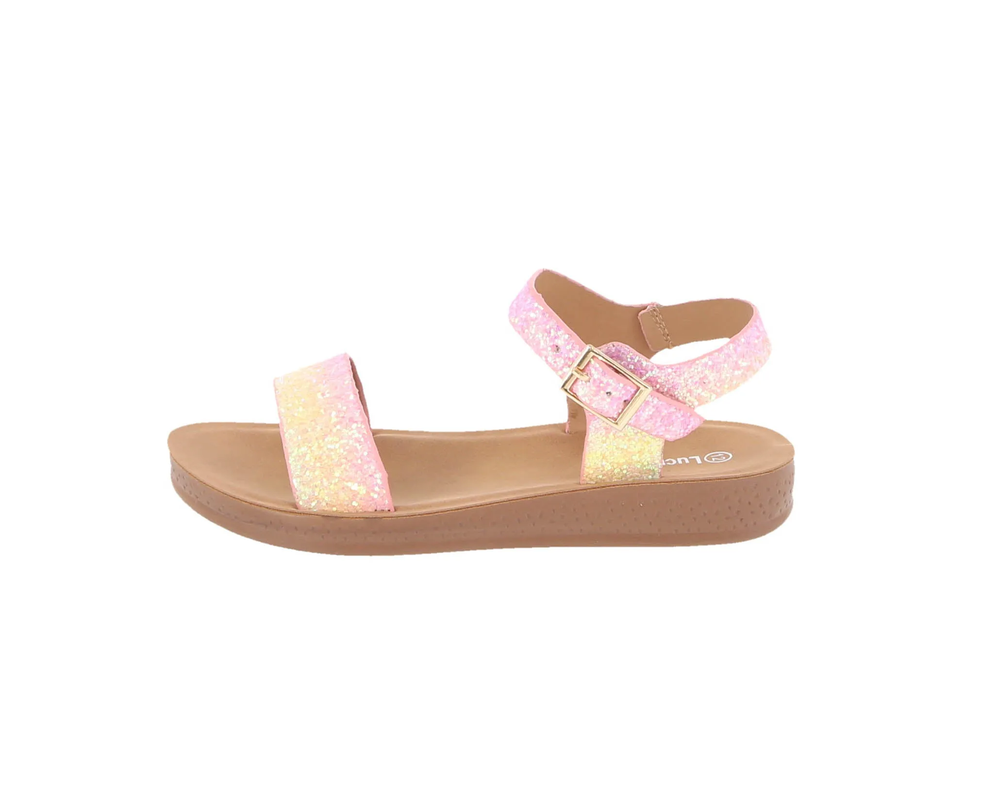 KID'S SHOES MULTI GLITTER SANDALS FARON-4K