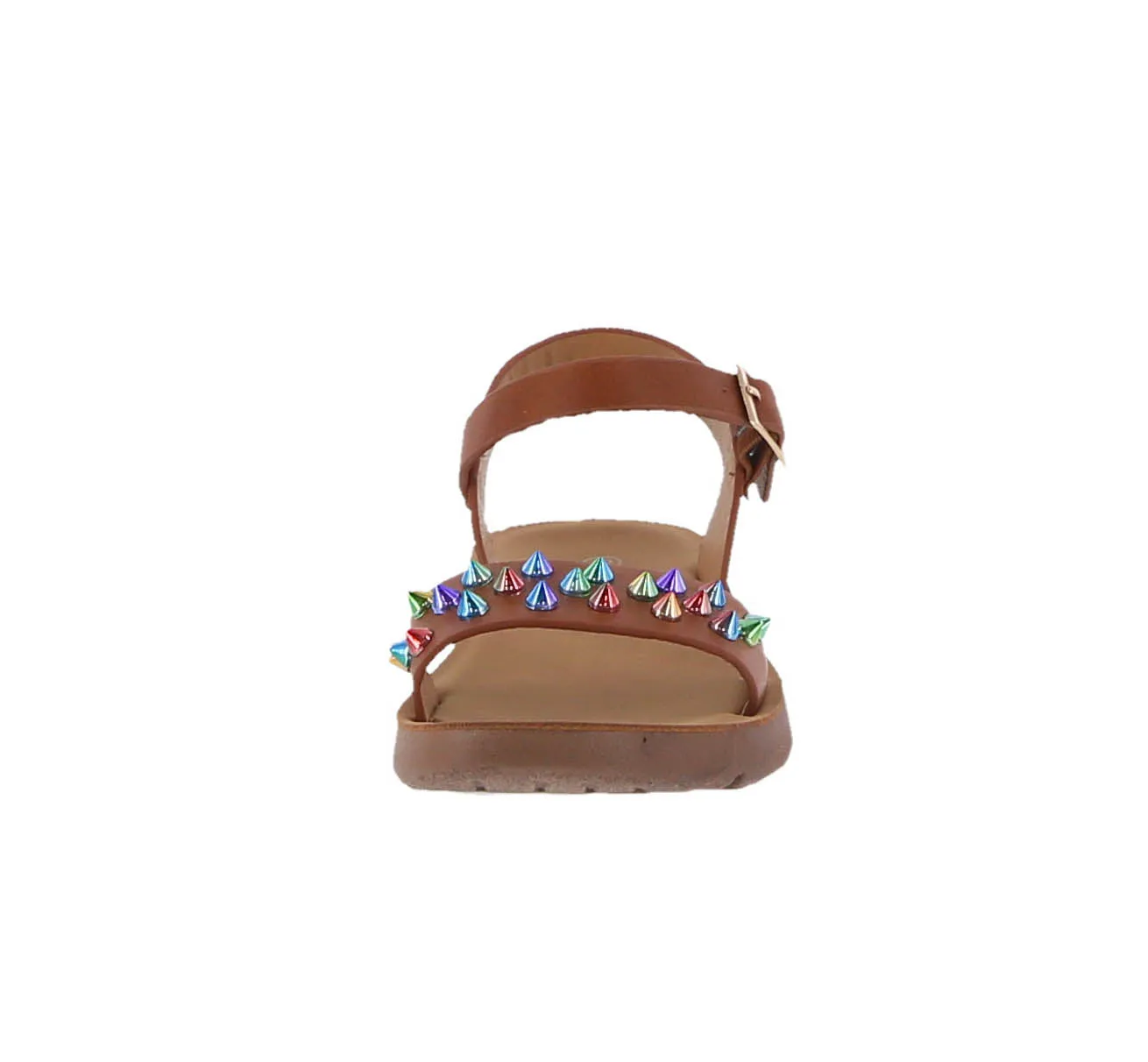 KID'S SHOES TAN PU SANDALS REFORM-78K