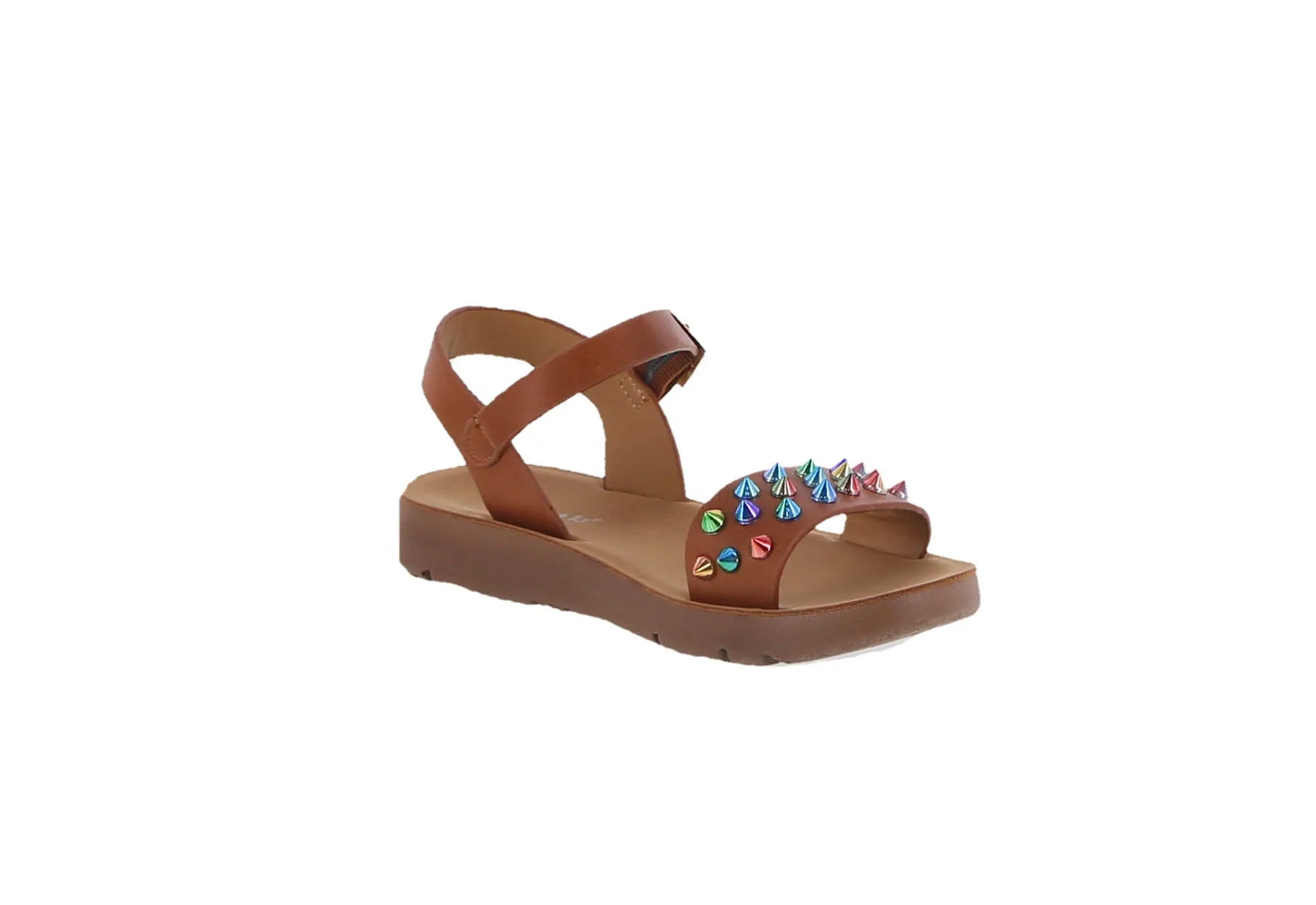 KID'S SHOES TAN PU SANDALS REFORM-78K