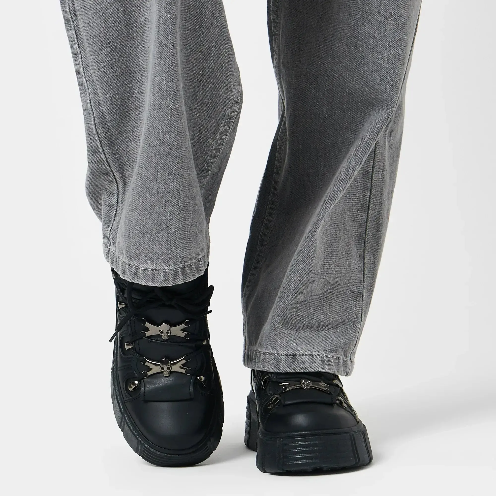 Koi Rimo Core Chunky Black Trainers