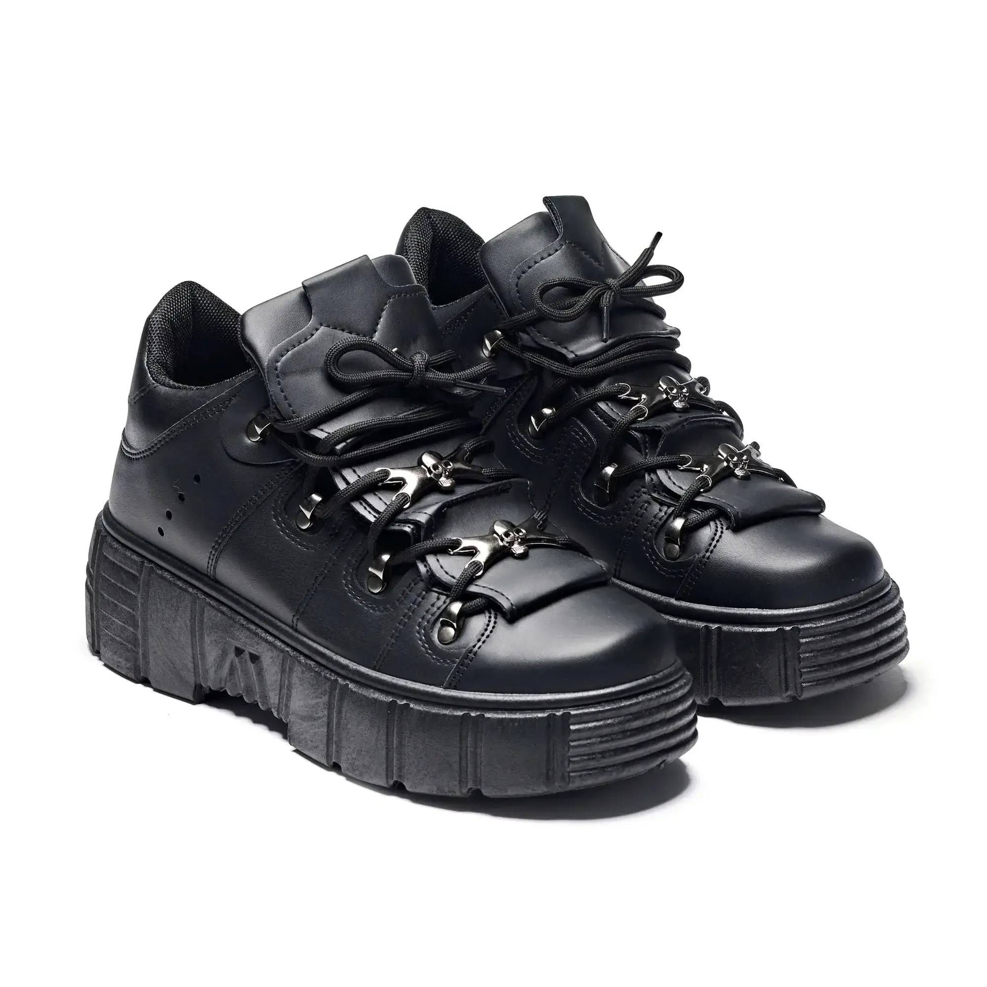 Koi Rimo Core Chunky Black Trainers