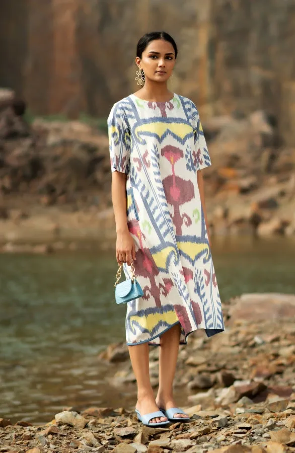 Limestone A-Line Dress