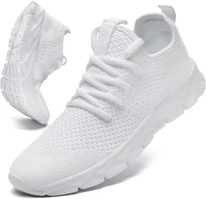 Linenghs White Running Shoes for Womens White 11