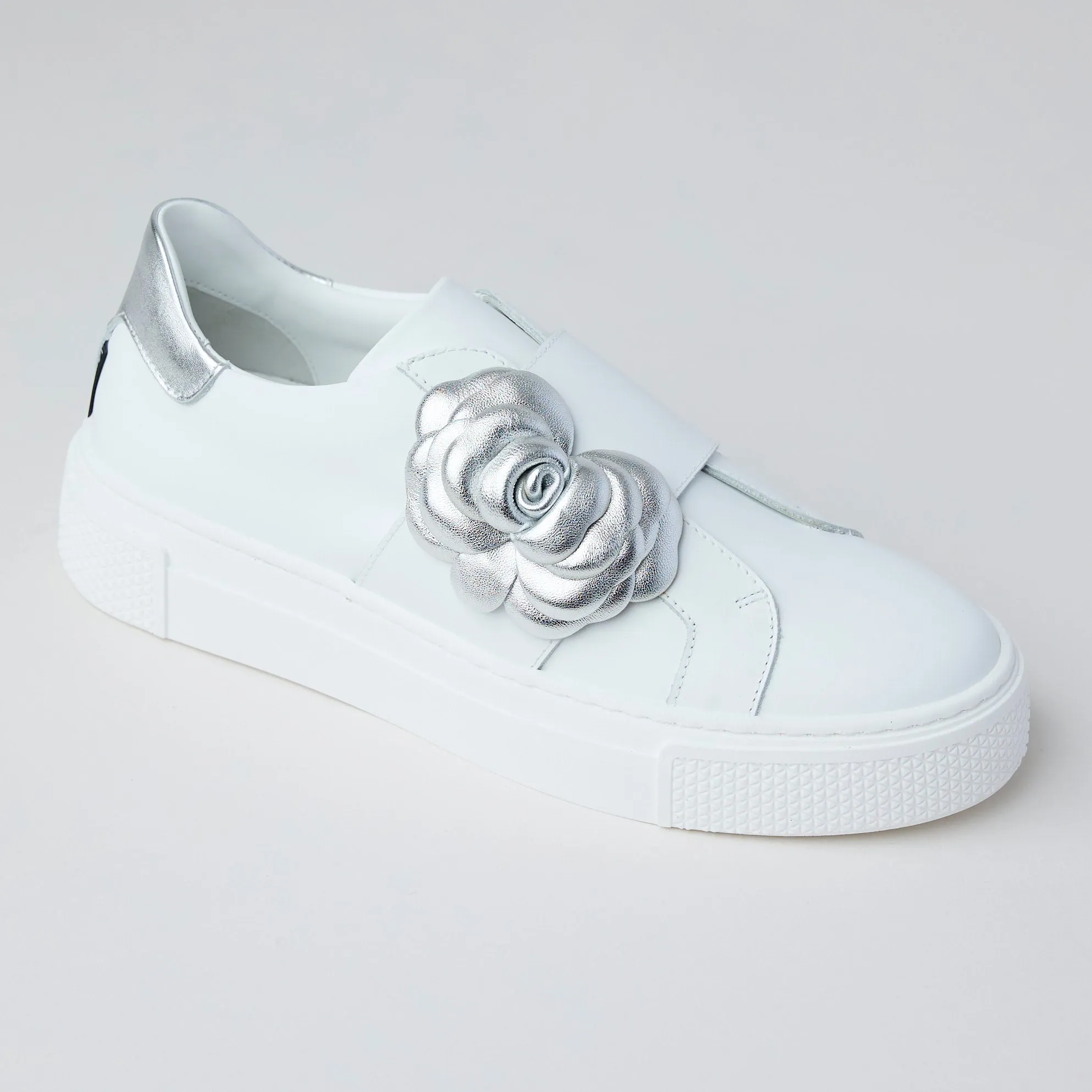 Marco Moreo White Leather Slip-On Shoes