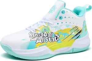 Men's Basketball Shoes Fashionable Multifunctional Outdoor Shoes Lightweight Wear-Resistant Shock-Absorbing Training Shoes Running Shoes