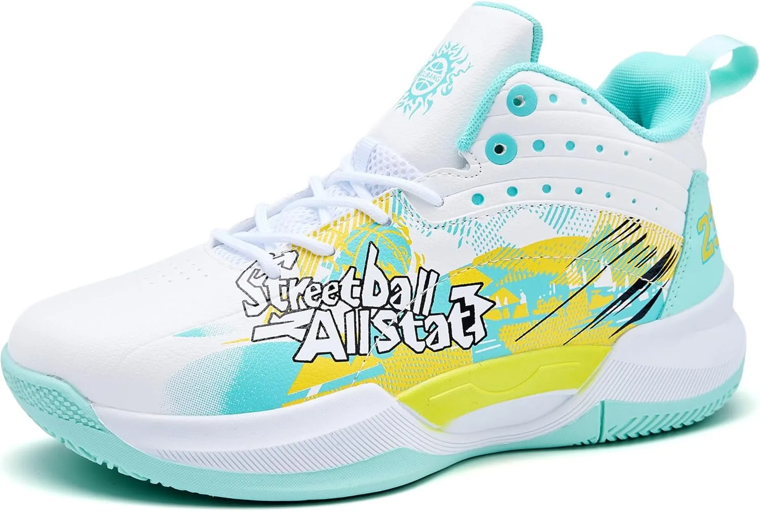 Men's Basketball Shoes Fashionable Multifunctional Outdoor Shoes Lightweight Wear-Resistant Shock-Absorbing Training Shoes Running Shoes