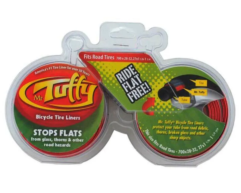 Mr Tuffy Red Tire Liners - 2 - 700x28-32