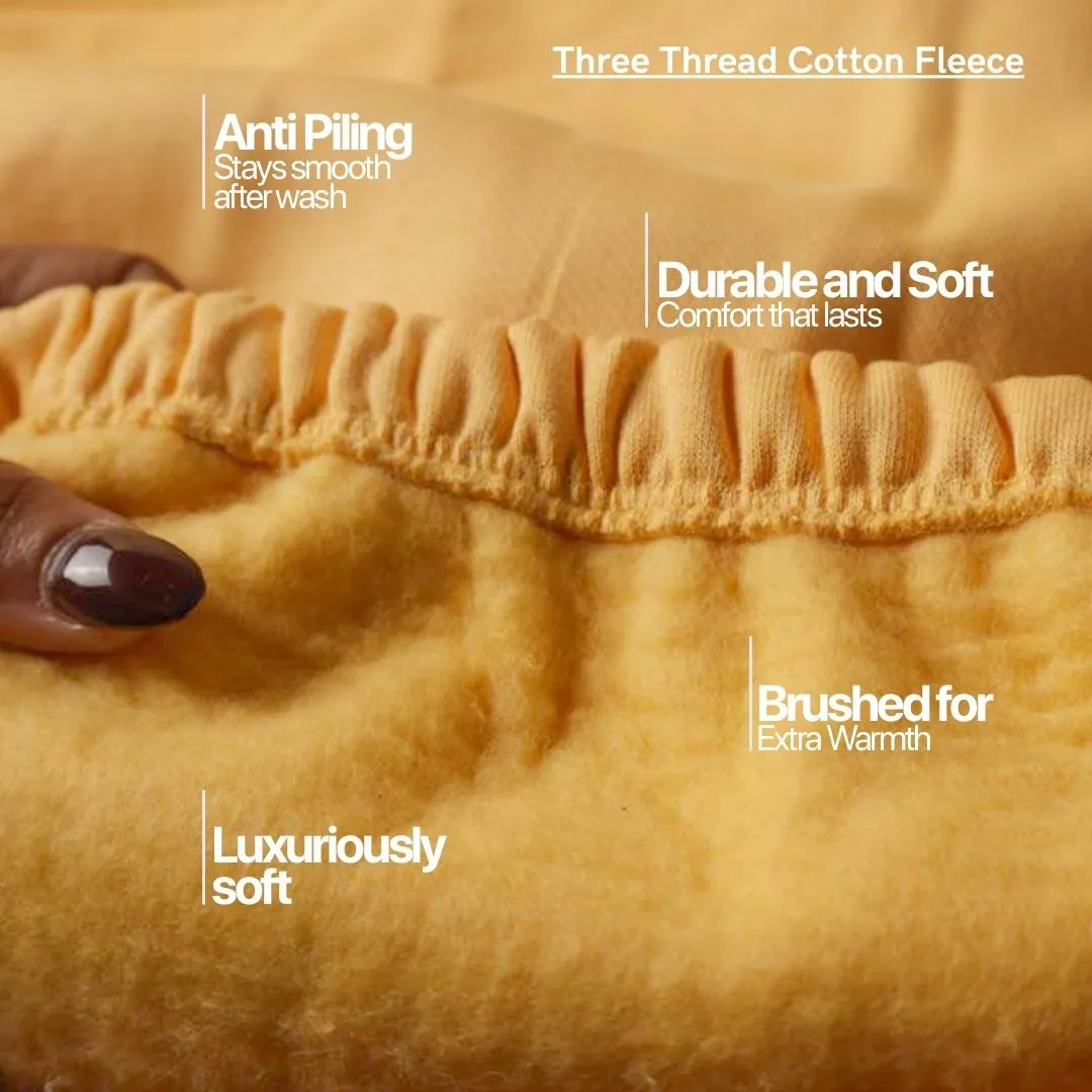 Mustard Half-Zip Collared Sweatshirt