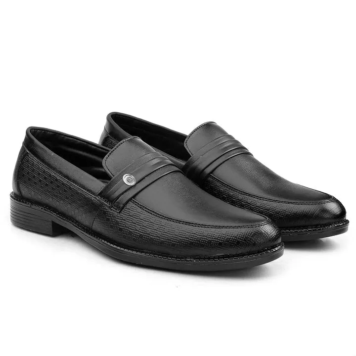 New Stylish Loafer Black Leather Shoes