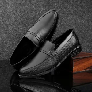 New Stylish Loafer Black Leather Shoes