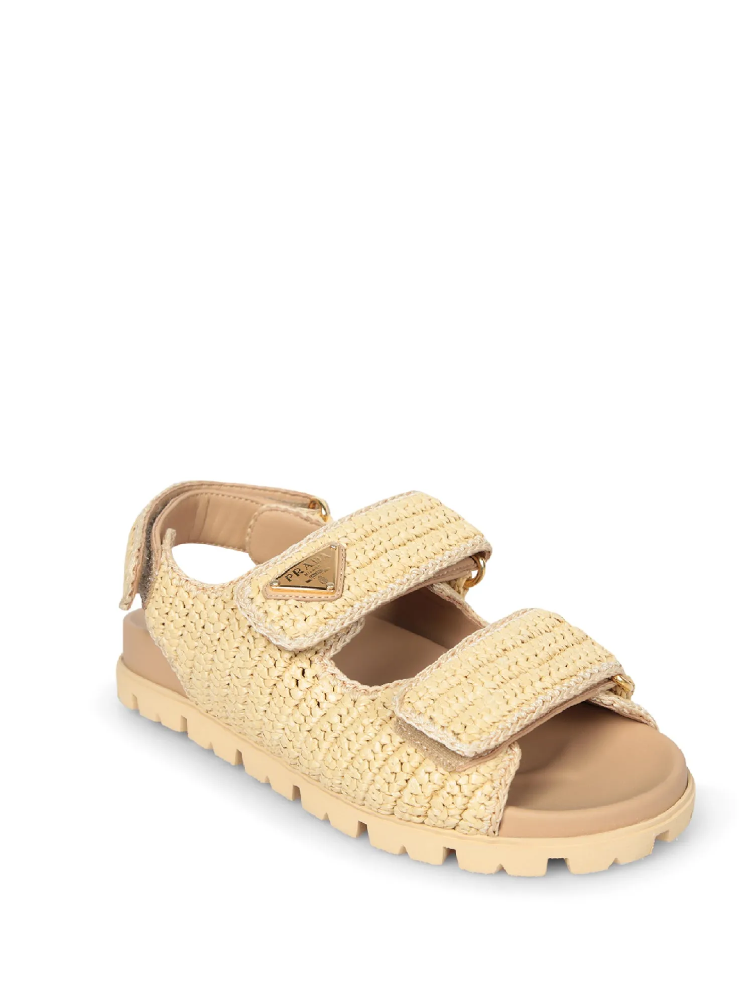 Nude Logo Crochet Sandals