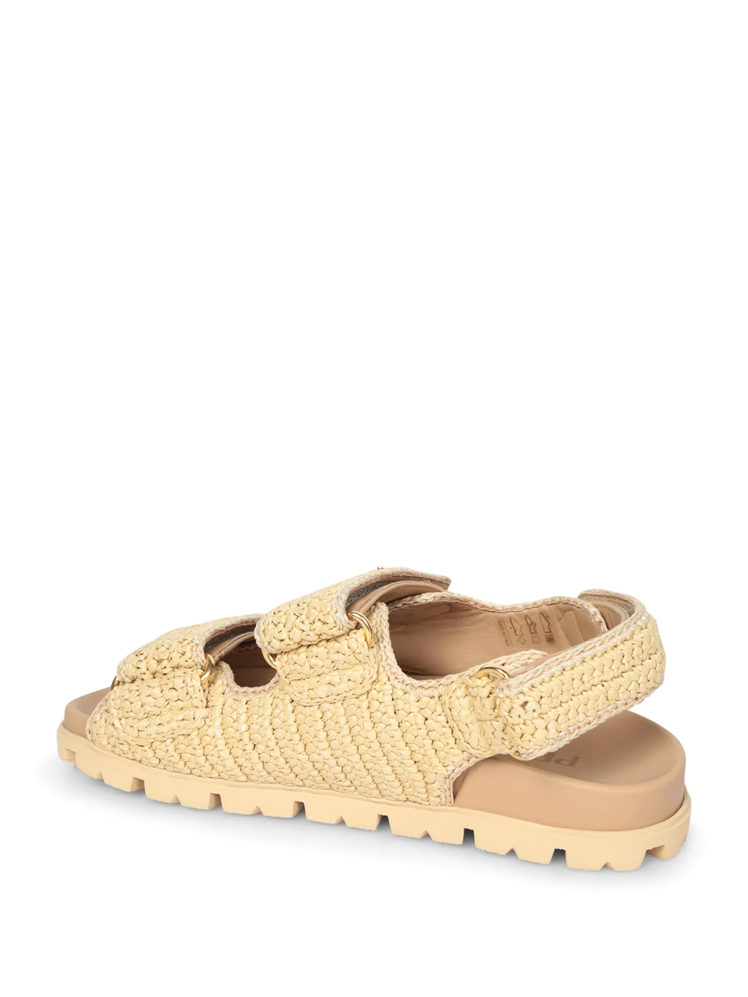 Nude Logo Crochet Sandals