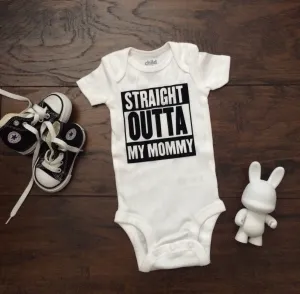 NWA Baby Bodysuit Straight Outta my Mommy